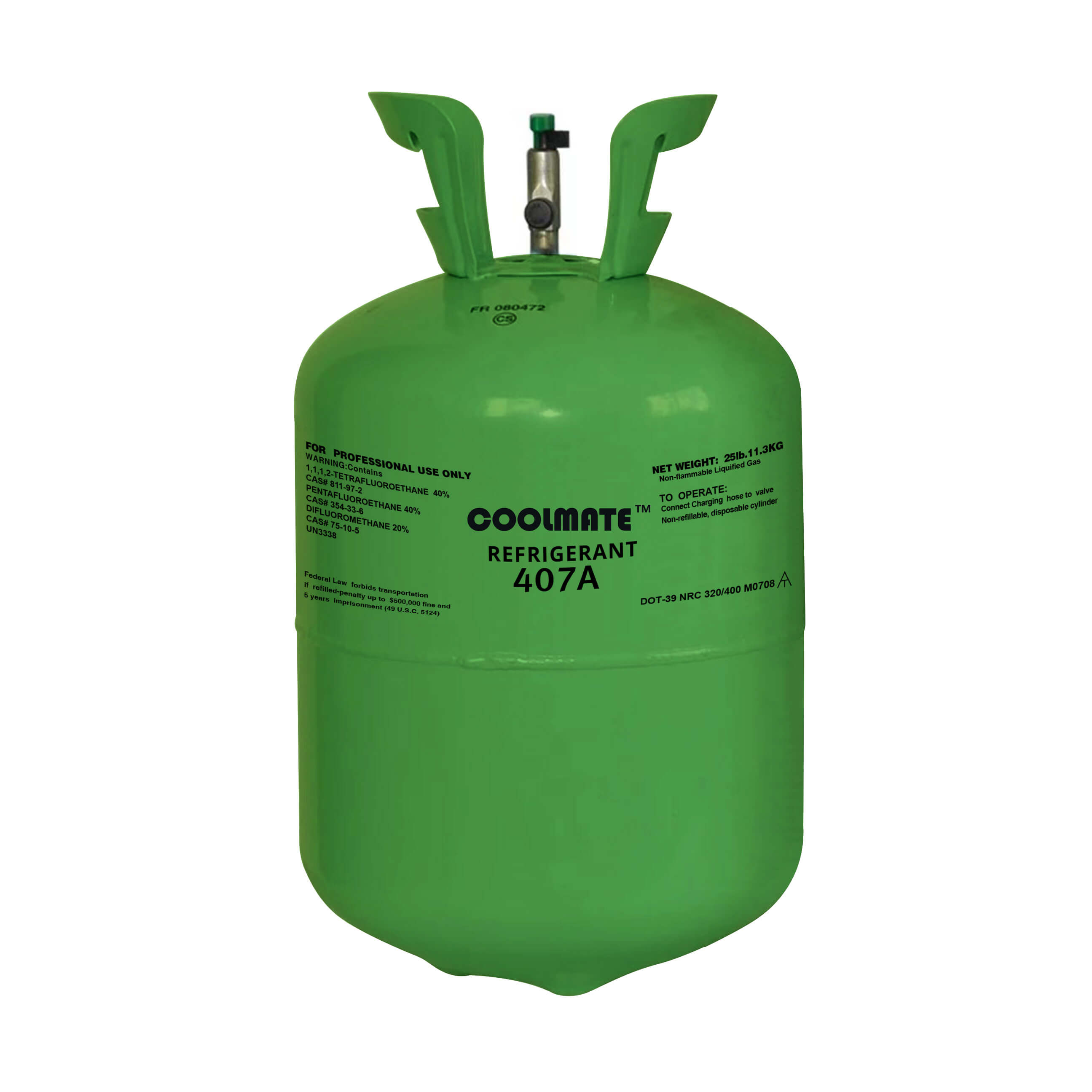 High-Purity R407A Refrigerant for Cooling Systems