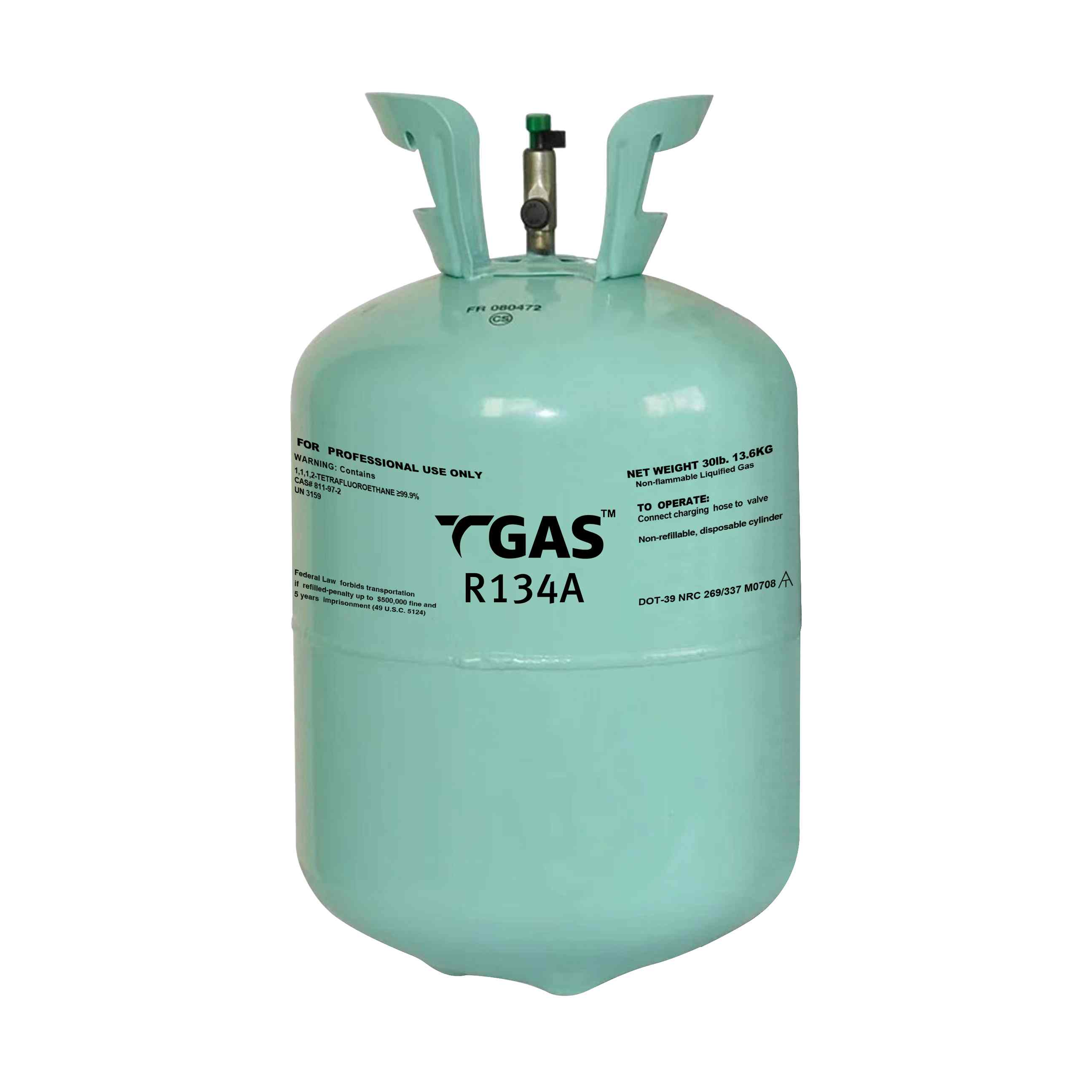 Superior R134A Cooling Gas Premium R134A Refrigerant Gas Cylinder