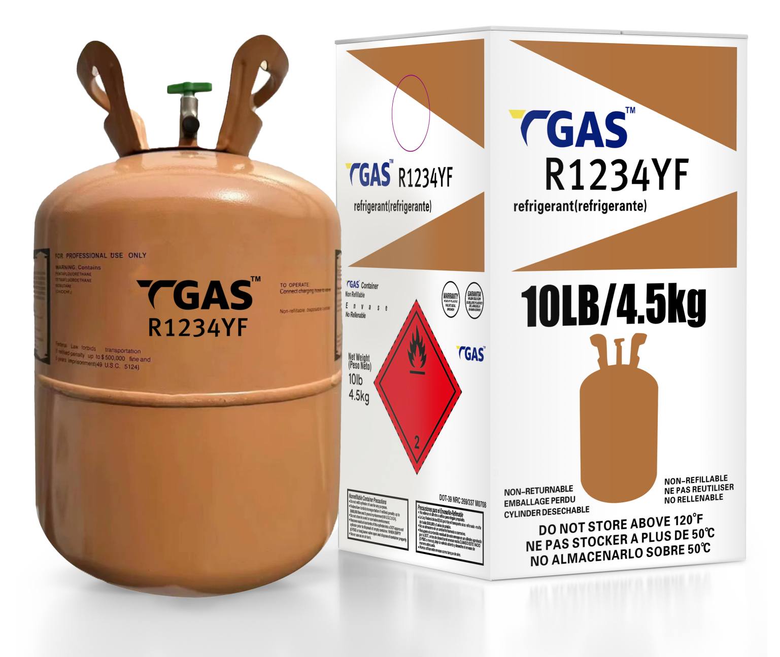 R1234yf HFO refrigerant